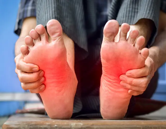 Patient experiencing burning skin irritation and allergic flare-ups consulting doctors at Dr. L Square Multispecialty Homeopathy Clinic