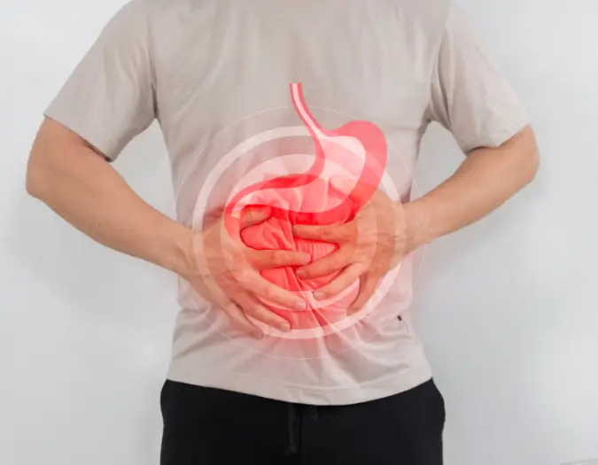 Patient suffering from post-meal bloating and general digestive discomfort evaluated at Dr. L Square Multispecialty Homeopathy Clinic