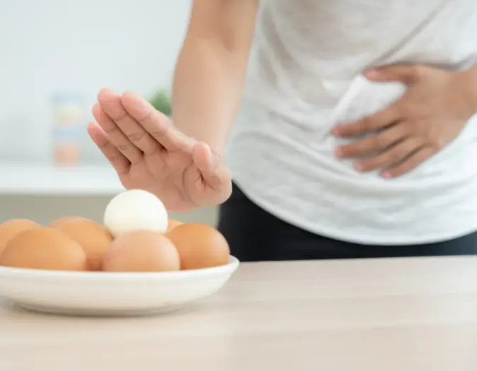 Doctor treating pediatric egg protein allergy skin rashes and hives at Dr. L Square Multispecialty Homeopathy Clinic