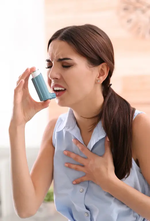 Doctor evaluating patient bronchial asthma symptoms, wheezing history, and respiratory triggers at Dr. L Square Multispecialty Homeopathy Clinic in Kolaghat