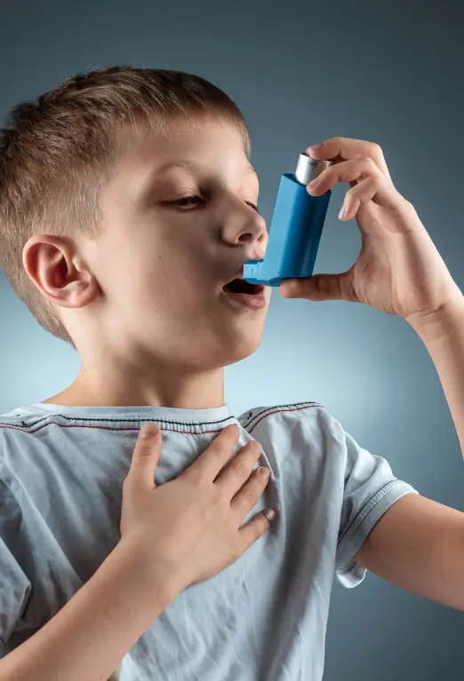 Doctor evaluating patient respiratory allergy symptoms and breathing difficulties during a consultation at Dr. L Square Multispecialty Homeopathy Clinic in Kolaghat