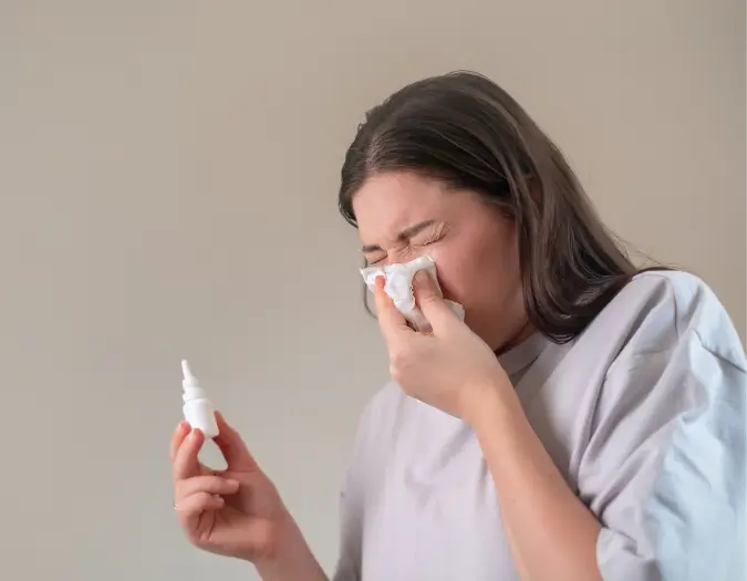 Chronic nasal congestion and sinus pressure evaluated at Dr. L Square Multispecialty Homeopathy Clinic
