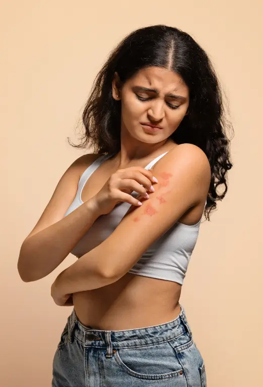 Personalized homeopathic remedies prepared for eczema, hives, and contact dermatitis treatment at Dr. L Square Multispecialty Homeopathy Clinic in Kolaghat